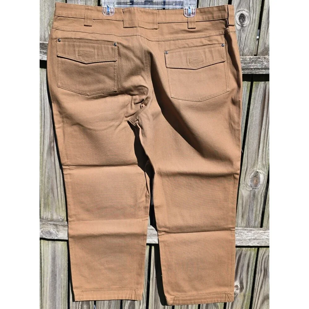 Duluth Trading Mens Double Knee/& Heel Work Pants Cotton Fire Hose 46x30 NWOT
